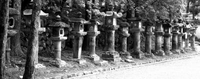 Nara stone lamps