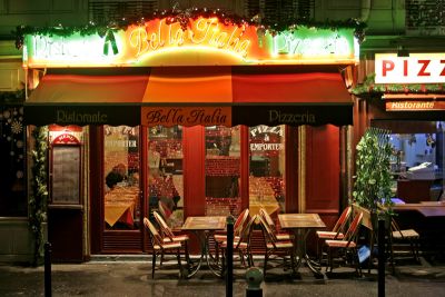 A Pizzeria in Montmartre