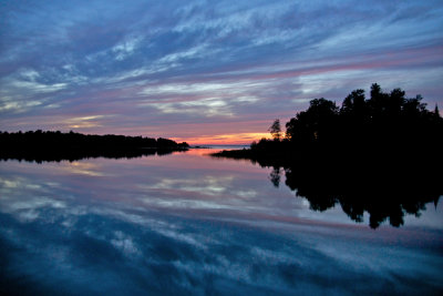 Sunset, Heywood Island