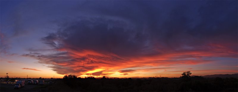Sunset Panorama CZU