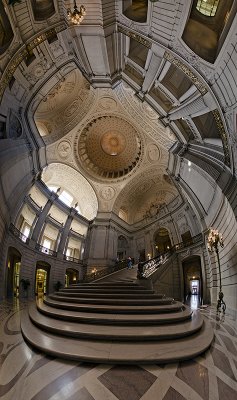 City Hall Stairs Vertorama