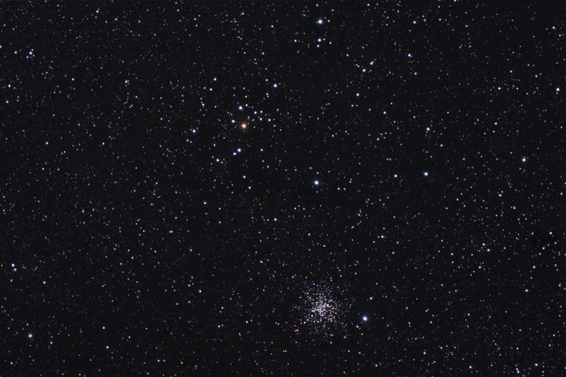 NGC 2451 & 2477 Open Star Clusters