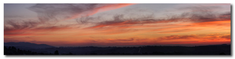 Sunset panorama