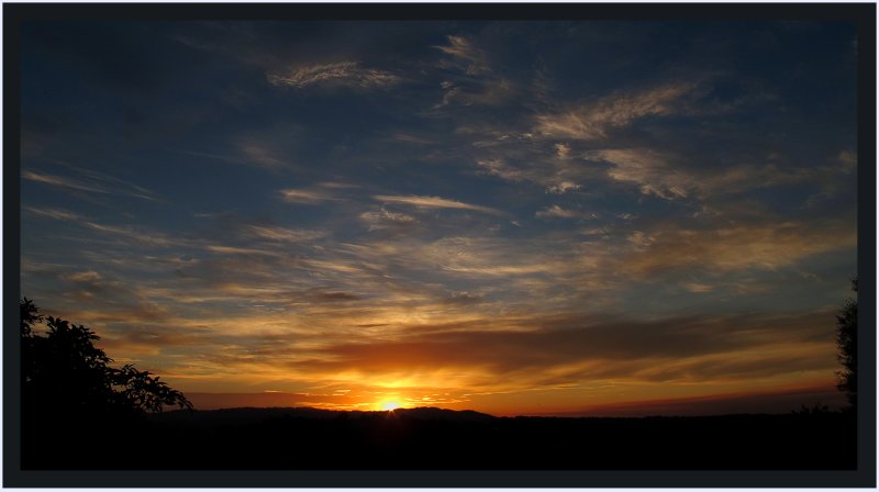 November Sunset from home