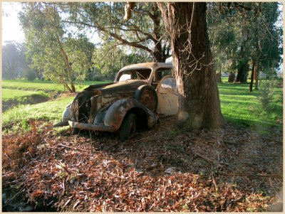 Old abandoned ute