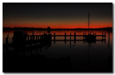 Sunset from Raymond Island