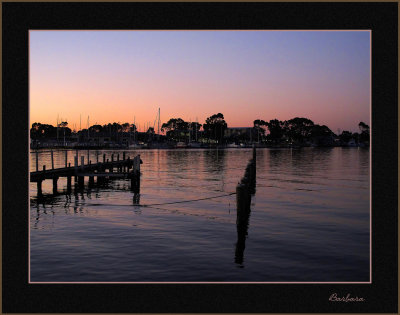 Paynesville at sundown