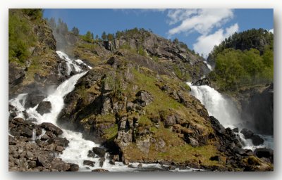 Ltefoss Waterfall Norway