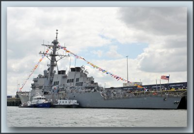 destroyer USS Ramage DDG61  Navy Days Zeebrugge