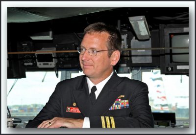 Eric Eslich commanding officer USS Ramage Navy Days Zeebrugge