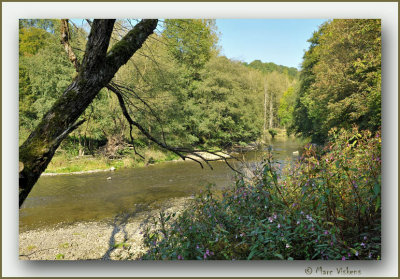 the river the Ourthe in Durbuy