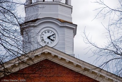 Leesburg Clocktower, Detail