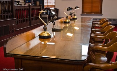 Lawyer's Table, Leesburg Historic Courtroom