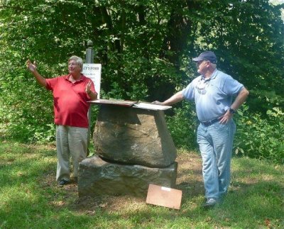 Bill Willoughby and Bud Hall at Kellys Ford