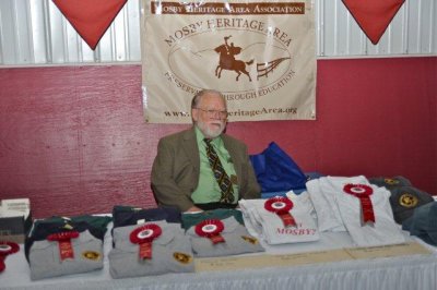 George Tiedeman, MHAA Volunteer, at MHAA Table