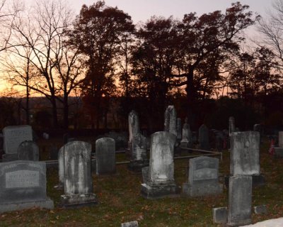 Sunset from Mount Zion Church Cemetery