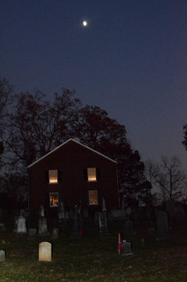 Moon over Mount Zion Church