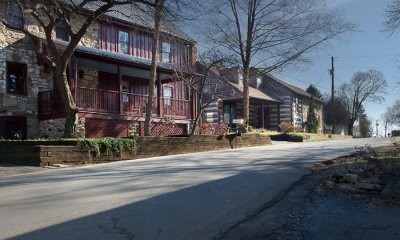 Houses at Morrisonville, Main Street