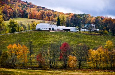 Hilltop Farm in Autumn