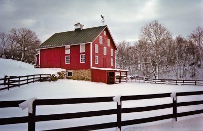 Unison Barn in Winter