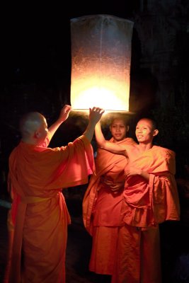 Monks Wishes Going Aloft!