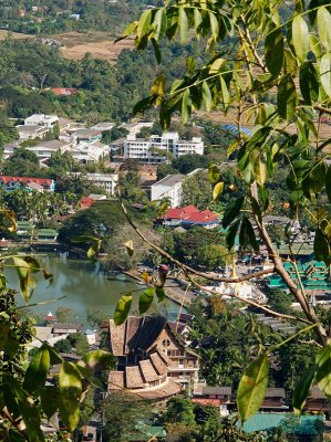 Detail of Mae Hong Son from the Hill