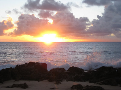 Sunset at Kepuhi Beach