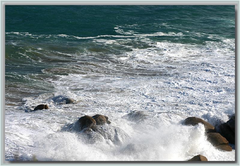 Breakers on the rocks