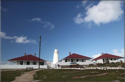 Lighthouse and accommodation