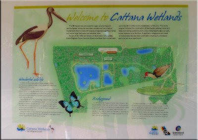 Cattana Wetlands sign