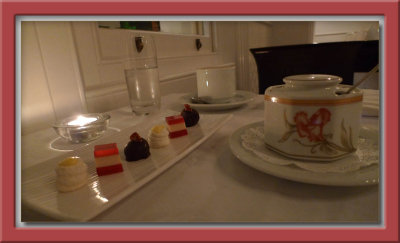 Coffee and petit fours