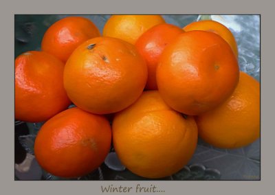 Popular winter fruit