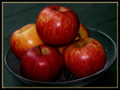 Plate of apples