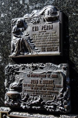 La tombe d'Eva Peron