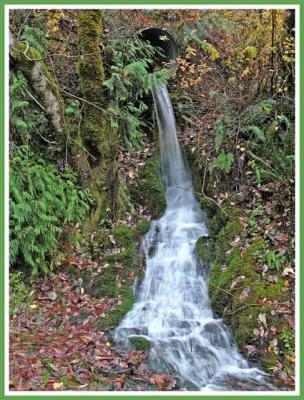 Just a little waterfall today.