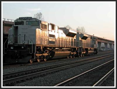 Setting sun highlights these new engines.