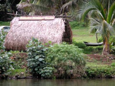 Small village on the Wailua river.
