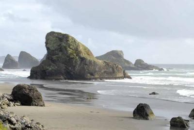 Very unique coastal rock formations.