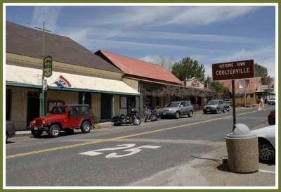 Coulterville, the main street thru town.