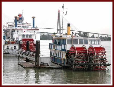 Three Paddlewheelers.