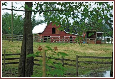Barn and farm.