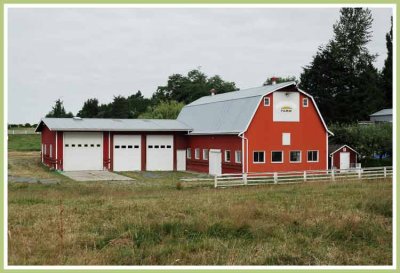 Red barn, looking good.