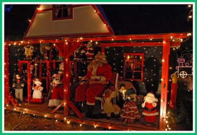 Santa and the gang.