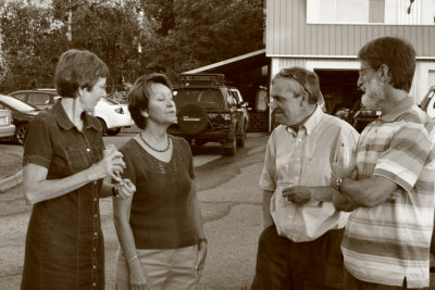 Odette, Nicole, Gilles, André