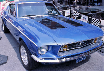 Blue Mustang 1968