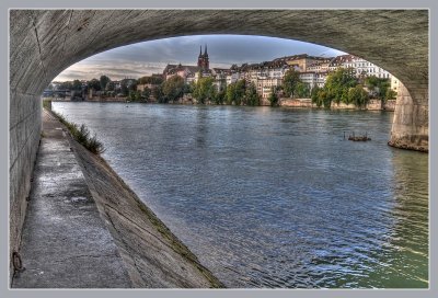 Under the middle bridge