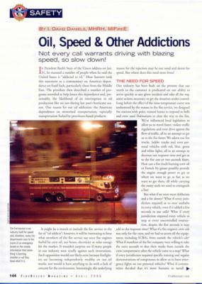Image for Fire Rescue Magazine (April 2006)