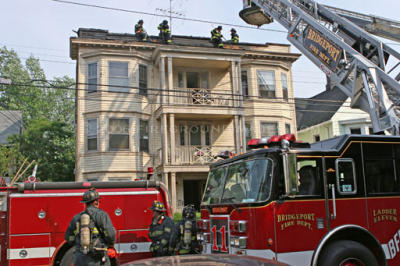 Charlie Assignment Benham Ave. Fire (Bridgeport, CT) 7/1/06