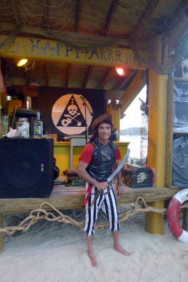 Yours truly (Duncan Bristow) in his pirate outfit at Michael Bean's pirate party