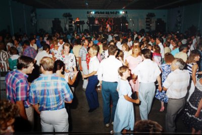 The Dance  -  1987 (Bob Nightingale, Larry Frost, Paul Winger center) 